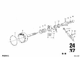 ZF 3HP22 OUTPUT diagram for BMW 2500-3.3Li 3.3Li