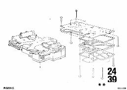 ZF 3HP22 CONTROL UNIT diagram for BMW 2500-3.3Li 3.3Li