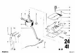 BW 65 GEAR SHIFT/PARKING LOCK diagram for BMW 2500-3.3Li 2800