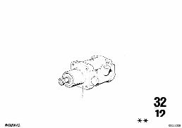 HYDRO STEERING BOX diagram for BMW 2500-3.3Li 3.0Si