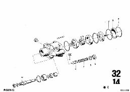 HYDRO STEERING BOX diagram for BMW 2500-3.3Li 3.0Si