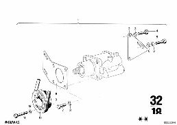 HYDRO STEERING BOX diagram for BMW 2500-3.3Li 3.0Si