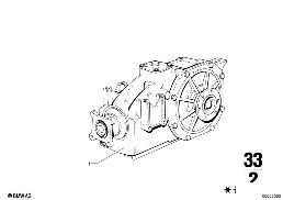 REAR-AXLE-DRIVE diagram for BMW 2500-3.3Li 3.0Si