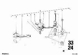 STABILIZER diagram for BMW 2500-3.3Li 3.0Si