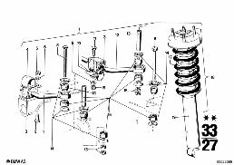 SUSPENSION, STABILIZER BAR diagram for BMW 2500-3.3Li 2500