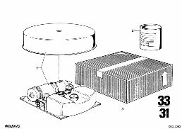 SELF-LEVELLING SUSPENSION diagram for BMW 2500-3.3Li 3.0Si