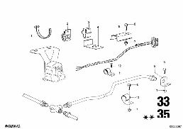 WIRING HARNESS LEVELLING DEVICE diagram for BMW 2500-3.3Li 3.0Si