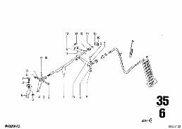 ACCELERATOR PEDAL diagram for BMW 2500-3.3Li 3.3Li