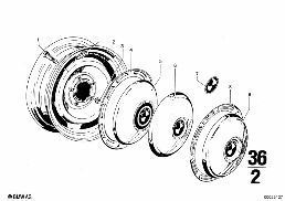 WHEELS/TIRES diagram for BMW Isetta 300