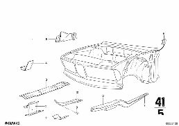 FORWARD STRUCTURE diagram for BMW 2500-3.3Li 3.3L
