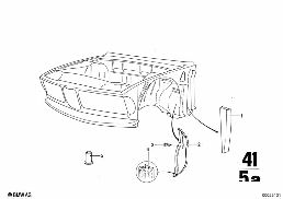 FORWARD STRUCTURE diagram for BMW 2500-3.3Li 3.3L