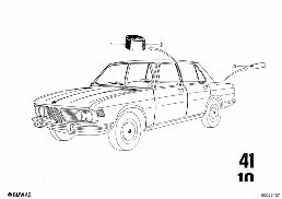 EDGE PROTECTION/COVERINGS ROCKERS diagram for BMW 2500-3.3Li 3.3Li
