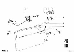 FRONT DOORS diagram for BMW 2500-3.3Li 3.3L