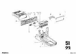 GLOVE BOX diagram for BMW 2500-3.3Li 3.3Li