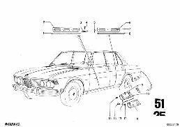 COVER, ENTRANCE diagram for BMW 2500-3.3Li 3.3Li