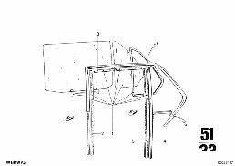 DOOR WINDOW diagram for BMW 2500-3.3Li 3.3Li