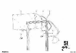 DOOR WINDOW diagram for BMW 2500-3.3Li 3.3Li