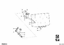DOOR WINDOW diagram for BMW 2500-3.3Li 3.3Li