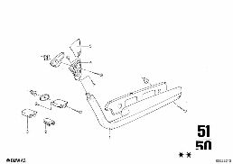 ARMREST, FRONT diagram for BMW 2500-3.3Li 2800