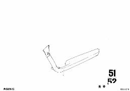 ARMREST, FRONT diagram for BMW 2500-3.3Li 2800