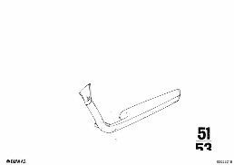 ARMREST, FRONT diagram for BMW 2500-3.3Li 3.3Li