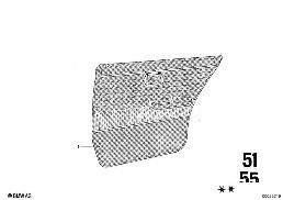DOOR TRIM, REAR diagram for BMW 2500-3.3Li 2800