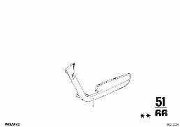 ARMREST, REAR diagram for BMW 2500-3.3Li 2800
