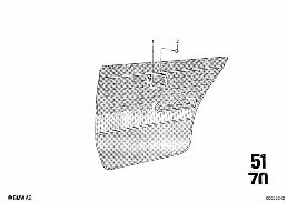 ASHTRAY REAR diagram for BMW 2500-3.3Li 3.3Li