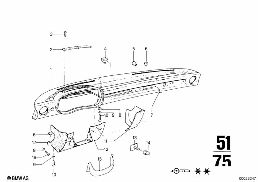 TRIM PANEL diagram for BMW 2500-3.3Li 3.3Li