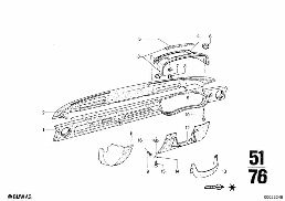 TRIM PANEL diagram for BMW 2500-3.3Li 3.3Li