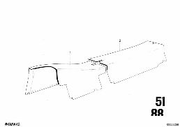 HEAT INSULATION diagram for BMW 2500-3.3Li 3.0Si