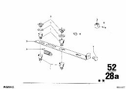 HEADREST FRONT,ADJUSTABLE diagram for BMW 2500-3.3Li 3.3L