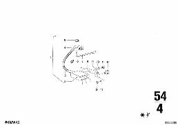 ELECTR.DRIVE SLIDING ROOF diagram for BMW 2500-3.3Li 3.3Li