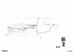 CABLE HARNESS diagram for BMW 2500-3.3Li 3.0Si