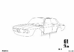CABLE HARNESS diagram for BMW 2500-3.3Li 3.3L
