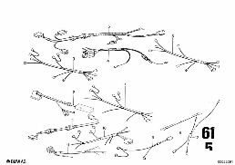 CABLE HARNESS diagram for BMW 2500-3.3Li 3.3L