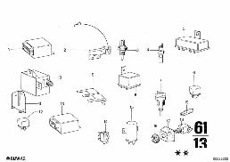 RELAY diagram for BMW 2500-3.3Li 3.3L