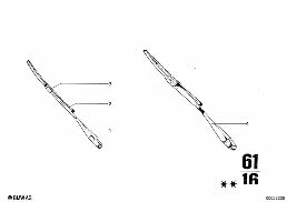 WIPER diagram for BMW 2500-3.3Li 3.0Si