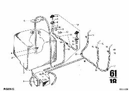 WINDSHIELD CLEANING diagram for BMW 2500-3.3Li 3.3L