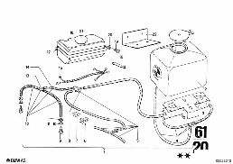WINDSHIELD CLEANING diagram for BMW 2500-3.3Li 3.3L