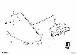 WINDSHIELD CLEANING diagram for BMW 2500-3.3Li 3.0Si