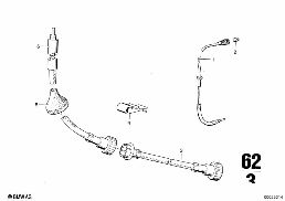 SPEEDO CABLE diagram for BMW 2500-3.3Li 3.3L