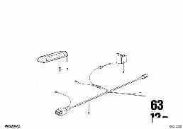VARIOUS LAMPS diagram for BMW 2500-3.3Li 3.3Li