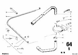 WATER VALVE diagram for BMW 2500-3.3Li 3.0Si