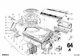HEATER diagram for BMW 2500-3.3Li 3.3L
