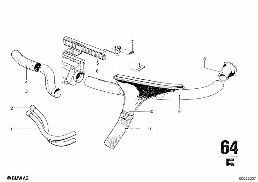 AIR OUTLET diagram for BMW 2500-3.3Li 3.3L