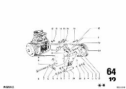 AIR CONDITIONING diagram for BMW 2500-3.3Li 2500