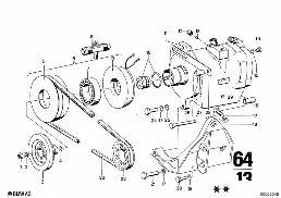 AIR CONDITIONING diagram for BMW 2500-3.3Li 3.3L