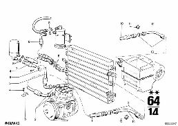 AIR CONDITIONING diagram for BMW 2500-3.3Li 2500