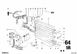AIR CONDITIONING diagram for BMW 2500-3.3Li 3.3L